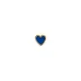 STINE A Jewelry Petit Love Heart Örhängen Single Guldpläterad Silver 1181-02-Cobalt Blue