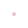 STINE A Jewelry Petit Love Heart Örhängen Single Guldpläterad Silver 1181-02-Light Pink