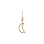 STINE A Jewelry Bella Moon Örhängen Single Guldpläterad Silver 1342-02-S