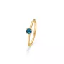 Mads Z Poetry Solitaire London Blue Ring Guld 1546051