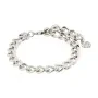 Pilgrim CHARM CURB CHAIN Armband Silverpläterad Mässing 402416042