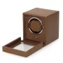 Wolf Cub Watch Winder 1 Klocka Brun Konstläder 461127