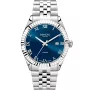 Dissing Date Limited Edition D1358 klocka för Herr med Blå urtavla som mäter 41 mm i diameter och har en Stål Länk klockrem