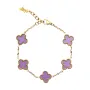 SKØR Clove Purple Armband Rostfritt Stål SK0044