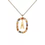 PDPAOLA Letter A Halsband Guldpläterad Silver CO01-260-U