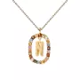 PDPAOLA Letter N Halsband Guldpläterad Silver CO01-273-U