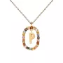 PDPAOLA Letter P Halsband Guldpläterad Silver CO01-275-U