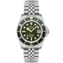 Duxot Atlantica Diver DX-2057-DD klocka med Grön urtavla och en boett med 42 mm i diameter och ett Länk i Silver