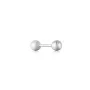 Ania Haie Sphere Barbell Örhängen Single Silver E035-02H