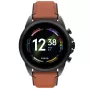 Fossil Gen 6 Smartwatch FTW4062 klocka med  urtavla och en boett med 44 mm i diameter och ett Läderarmband i Brun