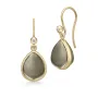 Julie Sandlau Paloma Earrings Smokey Örhängen 18 kt. Guldpläterad Silver HKS631GDSMCRCZ