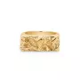 IX Studios Rustic Ring 22 kt. Guldpläterad Silver DMN0321GD
