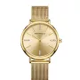 Megir Mini Focus MF0036L.01 klocka med Guld urtavla och en boett med 35 mm i diameter och ett Meshlänk i Guld