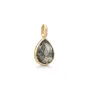 Julie Sandlau Lea Pendant Smokey Hängsmycke 22 kt. Guldpläterad Silver PD367GDSMCR