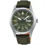 Seiko 5 Sport Automatic SRPH29K1 klocka med Grön urtavla och en boett med 40 mm i diameter och ett Kanvasarmband i Grön
