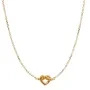Jane Kønig Tied Heart Necklace Halsband 18 kt. Guldpläterad Silver THN-AW25-G
