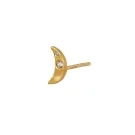 STINE A Jewelry Petit Bella Moon Örhängen Single Guldpläterad Silver 1281-02-S