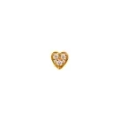 STINE A Jewelry Petit J'adore Örhängen Single Guldpläterad Silver 1405-02-S