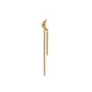 STINE A Jewelry Petit Bella Moon Örhängen Single Guldpläterad Silver 1415-02-S