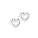 Blomdahl Brilliance Heart Örhängen Plast 15-01121-26