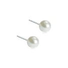Blomdahl Pearl Örhängen Titanium 15-1231-59