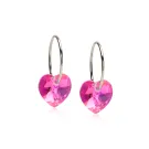Blomdahl Heart Örhängen Titanium 15-1255-03