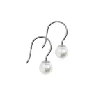 Blomdahl Mini Pendant Pearl Örhängen Titanium 15-1280-59
