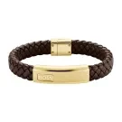 BOSS Lander Armband Läder 1580746M