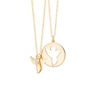 Mads Z Me & My Angel Halsband Guldpläterad Silver 2220031