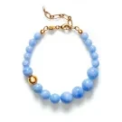 ANNI LU Float Lace Agate Armband Förgylld mässing 252-10-20