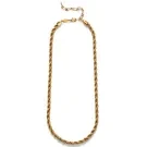 ANNI LU Golden Rope Halsband Förgylld mässing 252-20-31