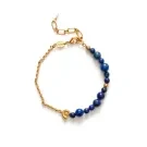 ANNI LU Deep Blue Armband Förgylld mässing 261-10-11