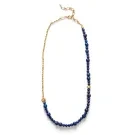 ANNI LU Deep Blue Halsband Förgylld mässing 261-20-40