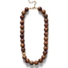 ANNI LU Woody Halsband Trä 262-20-38