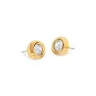 Calvin Klein Twisted Bezel Solitaire Örhängen Rostfritt Stål 35000772