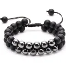 Auxere Double Row Armband Sten KXD0267