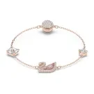 Swarovski Swan Armband Metal rosaguldpläterad 5485876