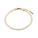 Pilgrim JOANNA Flat Snake Armband Guldpläterad Rostfritt Stål 632212002