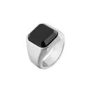 Auxere Square Ring Rostfritt Stål KXD0469