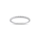 Alier Studio Astra Diamond Half Eternity Ring Vitguld 0,32 ct. AS002