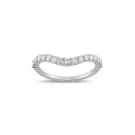 Alier Studio Elara Diamond Twist Ring Vitguld 0,391 ct. AS004
