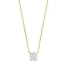 Alier Studio Aura Diamond Solitaire Halsband Guld 0,50 ct. AS006