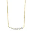 Alier Studio Ava Diamond Cluster Halsband Guld 0,33 ct. AS010