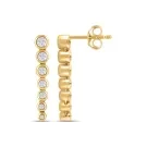 Alier Studio Aria Diamond Drop Örhängen Guld 0,50 ct. AS011