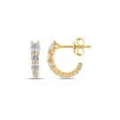 Alier Studio Elara Diamond Hoop Örhängen Guld 0,992 ct. AS019