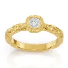 Alier Studio Muse Diamond Solitaire Ring Guld 0,32 ct. AS025