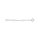 Enamel Extender Chain Halsband Silver B69S