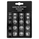 Batteri 15 pcs. Alkaline Batteripaket KXD1042