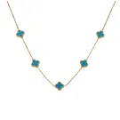 SKØR Clove Blue Halsband Rostfritt Stål SK0023