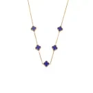 SKØR Clove Navy Halsband Rostfritt Stål SK0022